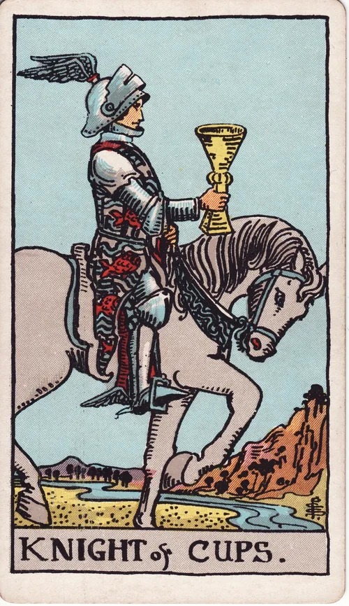 カップのナイト（Knight of Cups）のカード