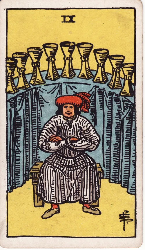 カップの9（Nine of Cups）のカード