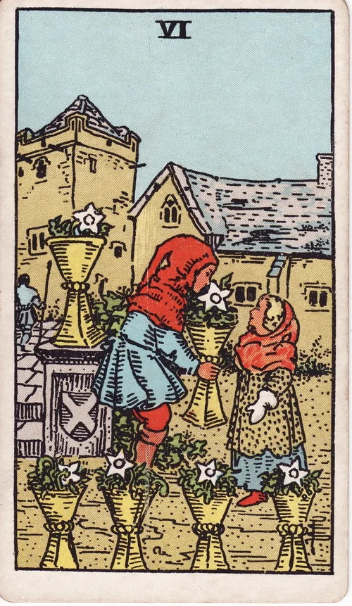 カップの6（Six of Cups）のカード