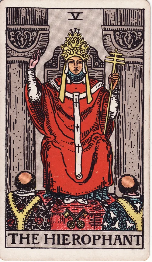 教皇（The Hierophant）のカード