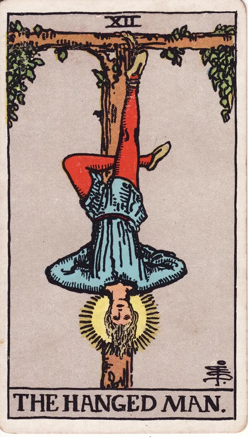 吊るされた男（The Hanged Man）のカード