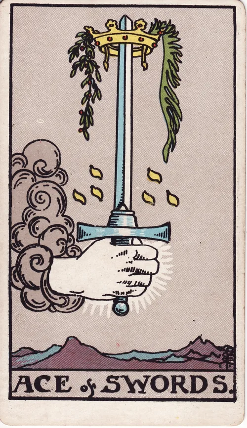 ソードのエース（Ace of Swords）のカード