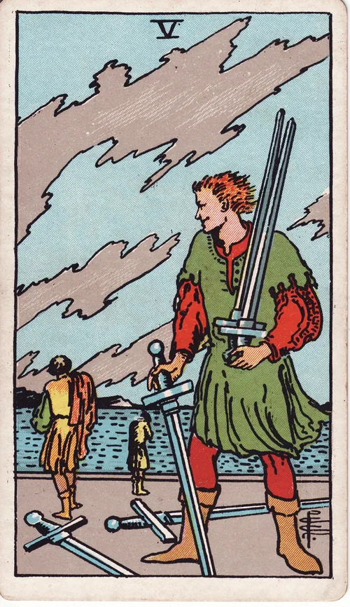 ソードの5（Five of Swords）のカード
