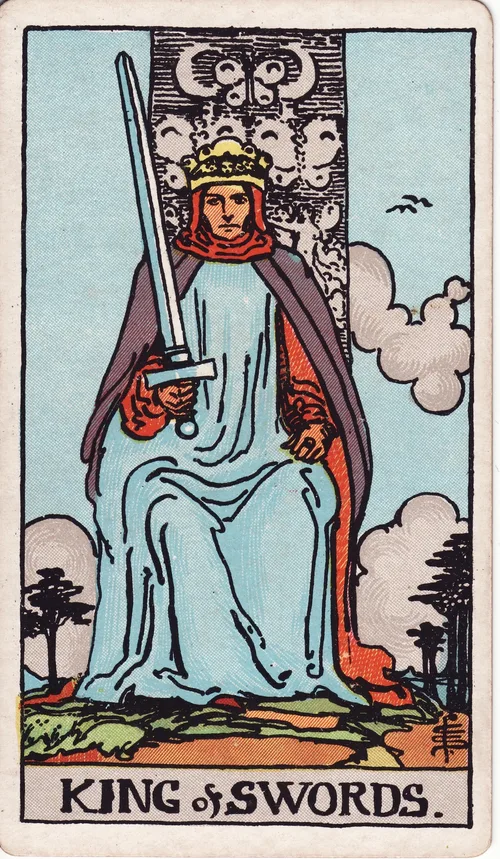 ソードのキング（King of Swords）のカード
