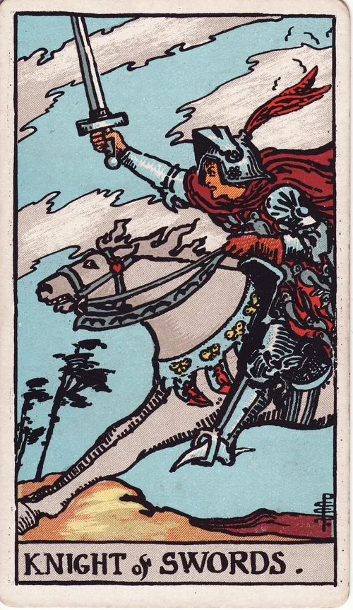 ソードのナイト（Knight of Swords）のカード