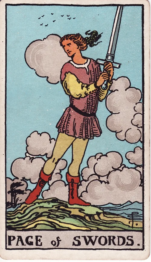 ソードのペイジ（Page of Swords）のカード