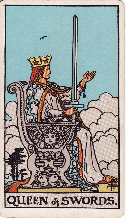ソードのクイーン（Queen of Swords）のカード