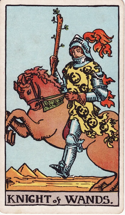 ワンドのナイト（Knight of Wands）のカード