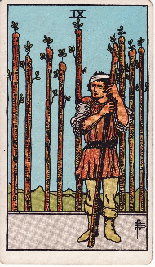 ワンドの9（Nine of Wands）のカード