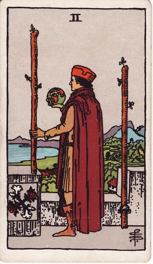 ワンドの2（Two of Wands）のカード